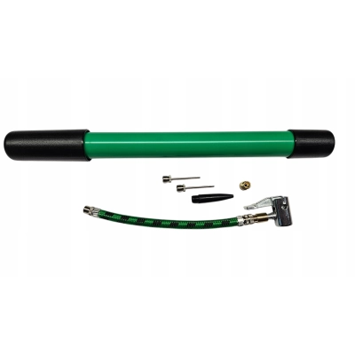 Duża pompka z przedłużką + szybkozłączka i końcówki do wózka