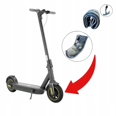 Dętka 10x2.50 do hulajnogi Ninebot Max G30 – gięty zawór, 10 cali