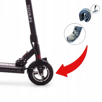 Dętka do hulajnogi Elektrycznej 10x2.50 - pasuje idealnie na rozmiar 255x80