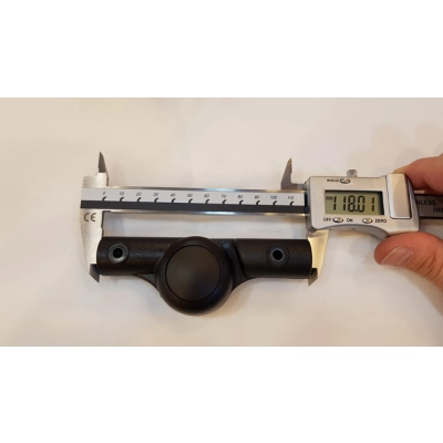 SZARA Regulacja podnóżka do wózka TAKO | Komplet 2szt | Okrągły-okrągły