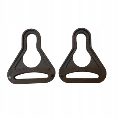 Uniwersalny uchwyt do torby na wózek dziecięcy – komplet 2 szt. czarny