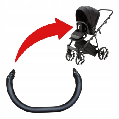 Barierka pałąk do spacerówki V2 czarna – zamiennik do Adamex Belissa