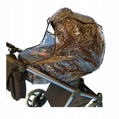 Folia ochronna XXL do wózka X-lander | przezroczysta osłona przeciwdeszczowa