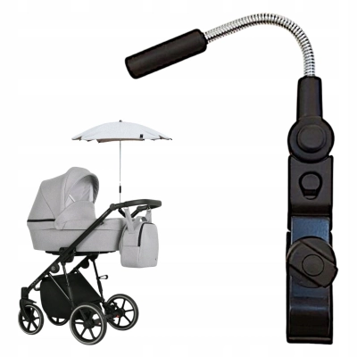 Solidny uchwyt do parasolki na wózek | Pasuje do każdego modelu wózka