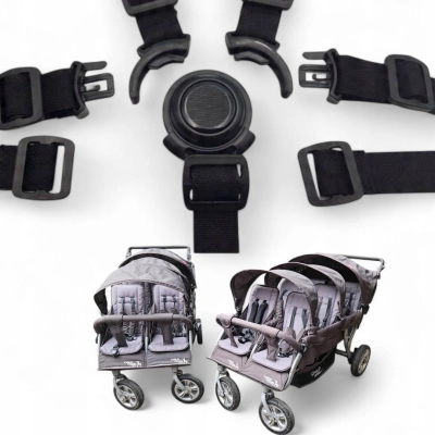 Uniwersalne szelki do wózków dziecięcych wieloosobowych – 5 pkt