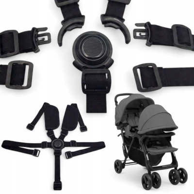 Regulowane szelki do wózków wieloosobowych – bezpieczne i wygodne