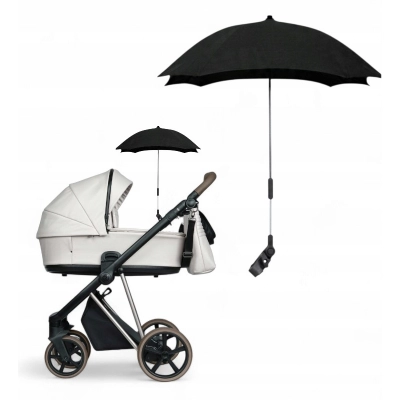 Parasolka do wózka ROAN | Butter Cream |BLACK. Oryginalna ROAN.