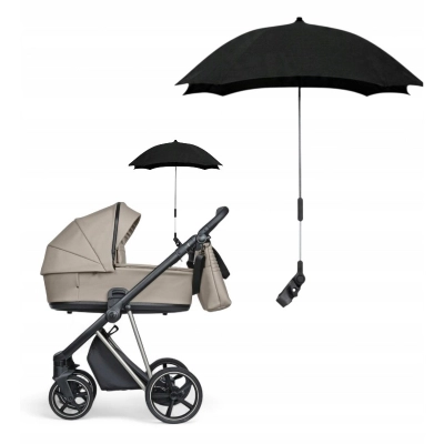 Parasolka do wózka ROAN | Almond Sugar |BLACK. Oryginalna ROAN.