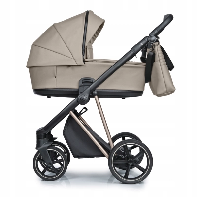 Wózek Roan Ivi 2.0 2w1 Almond Sugar + adaptery – Styl Vintage i Wygoda