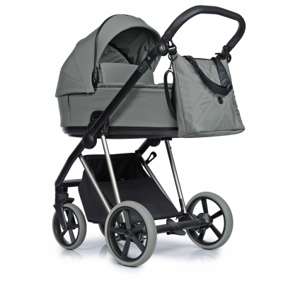 Wózek Roan Ivi 2.0 2w1 Sage Green +adaptery – Nowoczesny Wzór i Wygoda