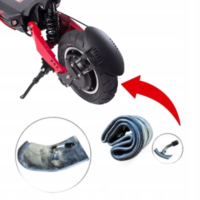 Dętka 10x2.50 do hulajnogi Techlife X7 | gięty zawór | pasuje do 10x3.0