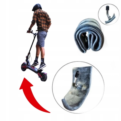 Dętka 10x2.50/10x3.0 do hulajnogi | gięty zawór | pasuje do ZERO 10X