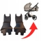 Adaptery do wózka Roan Ivi 1.0/2.0 – Maxi Cosi, Kite, Cybex kompatybilne