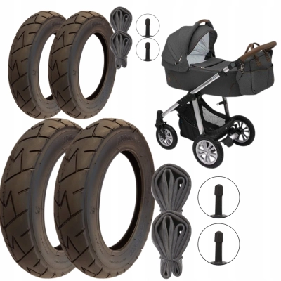 Baby Design – komplet opon i dętek 10/12 cali | prosty zawór