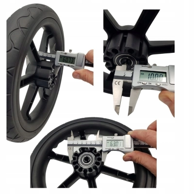 Koło tylne do wózka TAKO Imperial | piankowe | czarne