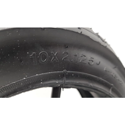 Opona wózkowa 10x2.125 czarna – do Tako, Roan i innych wózków