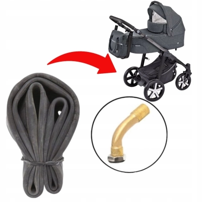 Dętka do wózka 295x52-229 | gięty wentyl | Baby Design Husky