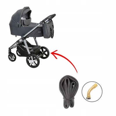 Dętka do wózka 295x52-229 | gięty wentyl | Baby Design Husky