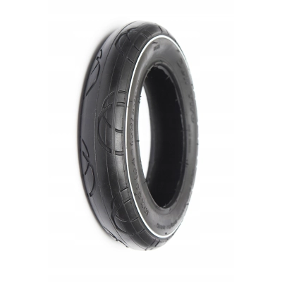 Opona 12,5x2,25 z białą linią do rowerka i wózka dziecięcego