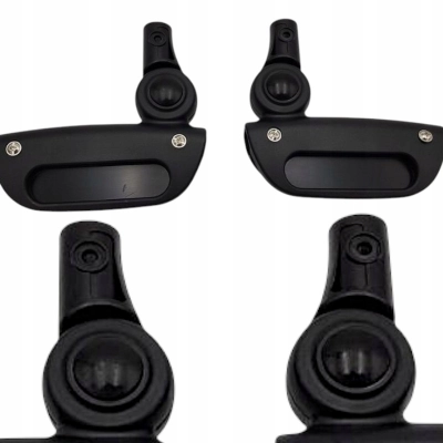 Regulacja budki do gondoli ROAN EMMA | komplet 2 szt. | czarne „kaczuszki”