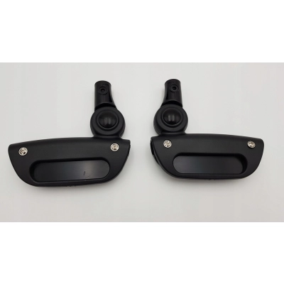 Regulacja budki do gondoli ROAN EMMA | komplet 2 szt. | czarne „kaczuszki”