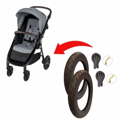 Opona i Dętka ZAMIENNIK (255x45) do wózka Baby Design – zamiennik – 2 szt.