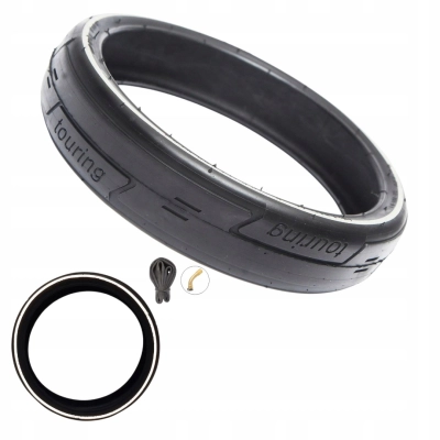 Komplet: opona Touring z odblaskiem + dętka 60x230 do wózka | wentyl gięty