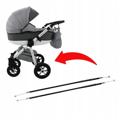 Komplet 2 szt. linka hamulcowa Karex Quero | 28,5 cm | do wózka dziecięcego