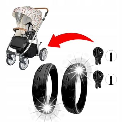 Zamienniki opon i dętek do ESPIR.O NEXT – proste wentyle, odblaski tylne