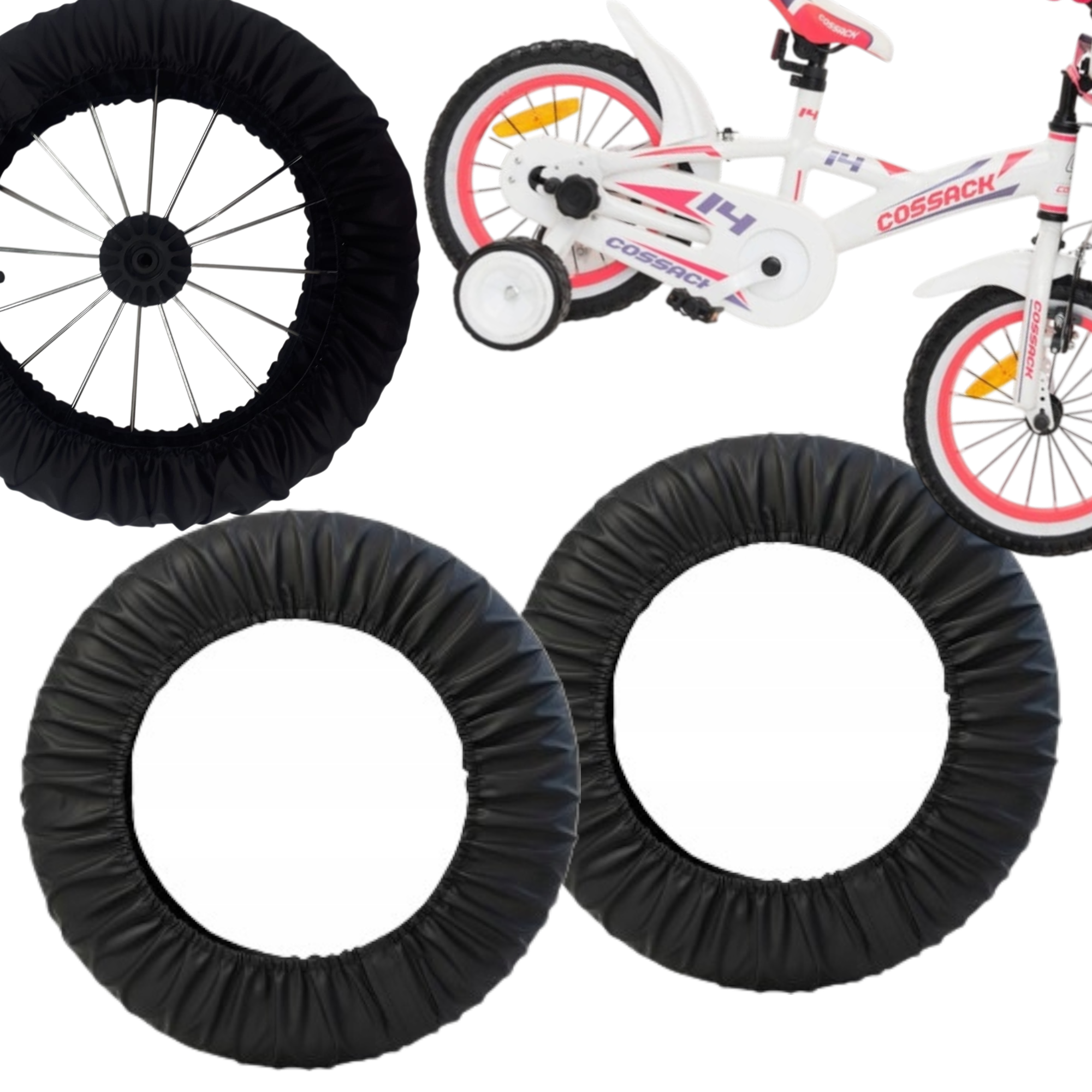 Zestaw osłonek na koła 14 cali